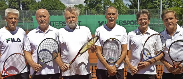 Der Aufsteiger aus der Badenliga feier...tz, Christoph Busse und Gerd Musewald.  | Foto: verein