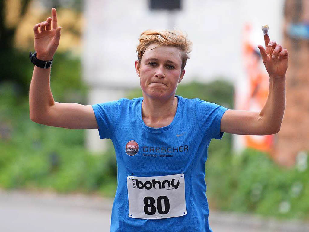 Nach ihrem Sieg beim Freiburg-Marathon nun auch bei der Laufnacht erfolgreich: Stefanie Doll