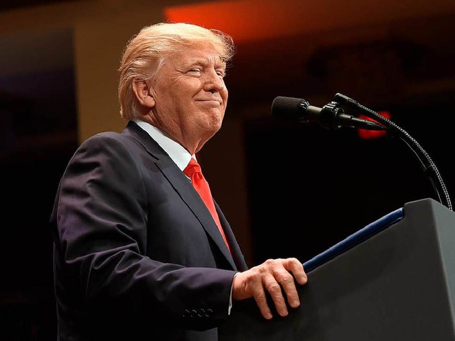 Trumpt twittert mal wieder, was ihm so durch den Kopf fhrt.  | Foto: AFP