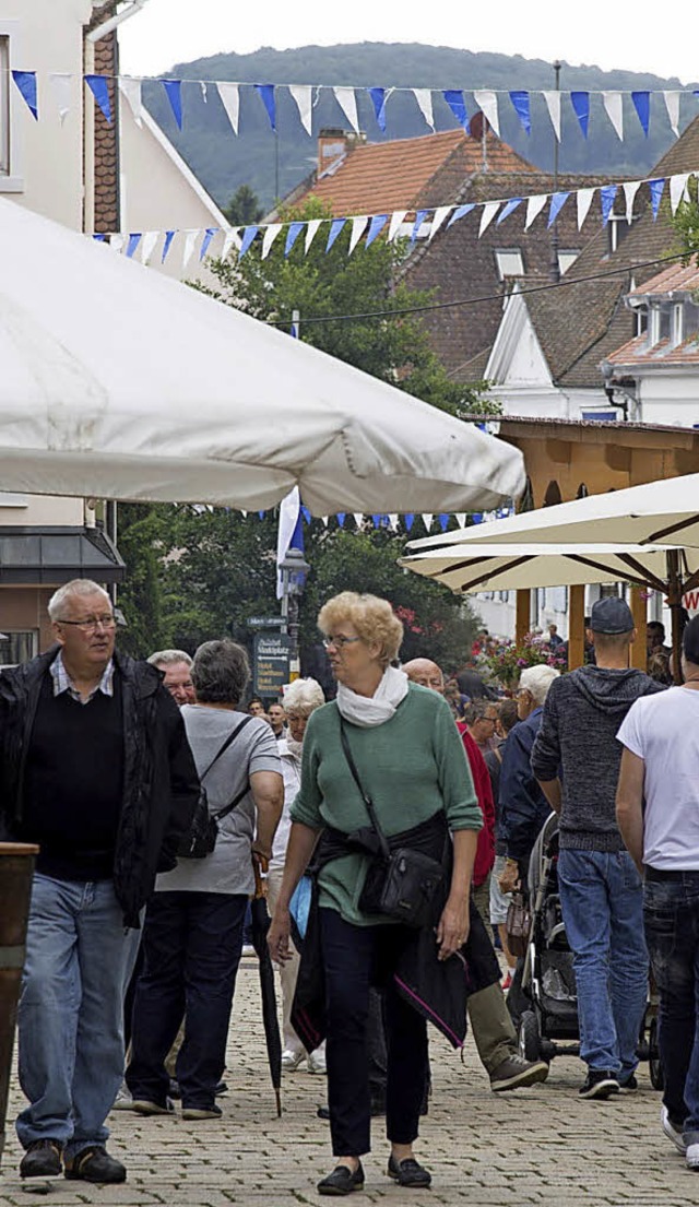 <ppp> und viele Besucher beim</ppp> Mllheimer Stadtfest   | Foto: V. mnch