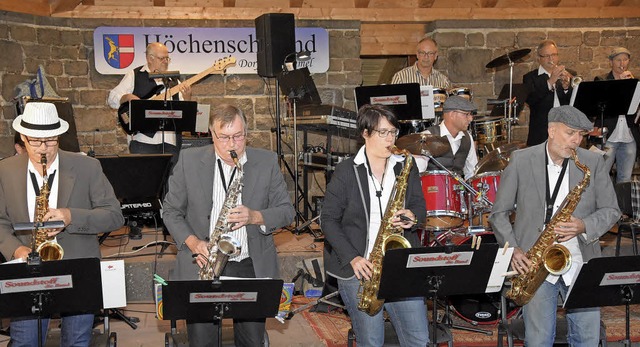 Einen bunten Mix aus Pop-, Bigband-, H...eigt das Saxofonregister der Bigband.   | Foto: Stefan Pichler