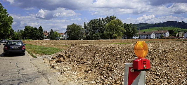 Derzeit finden in Schallstadt im Zuge ...ssungen der Bodenbelastbarkeit statt.   | Foto: Julius Steckmeister