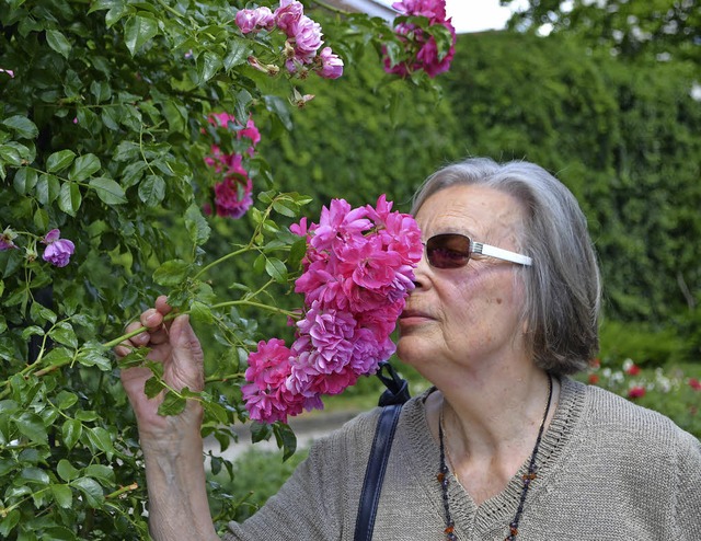 Hier werden Erinnerungen wach: Waltrau...erne an schne Zeiten im Rosengarten.   | Foto: karin reimbold