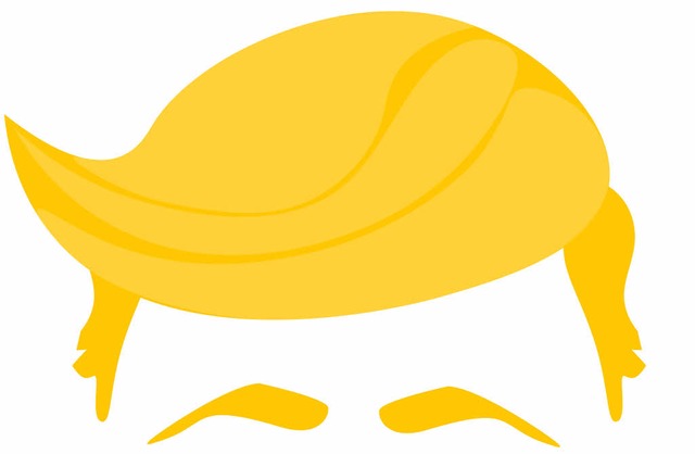 Die Frisur von US-Prsident Donald Trump ist sein Markenzeichen. 
