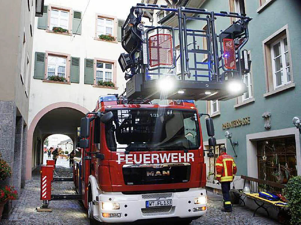 Gut gemeistert haben die Feuerwehrleute von Laufenburg/Baden und Laufenburg/Schweiz ihre Aufgaben bei der Gemeinschaftsbung.