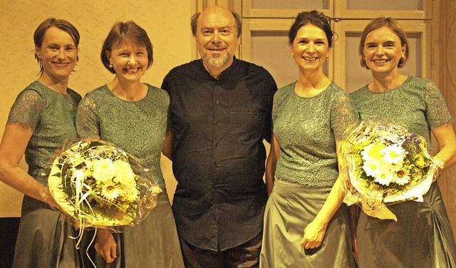 Das Klenke Quartett, verstrkt von Bra...Mozart und Brahms auf Schloss Bonndorf  | Foto: Karin Stckl-Steinebrunner