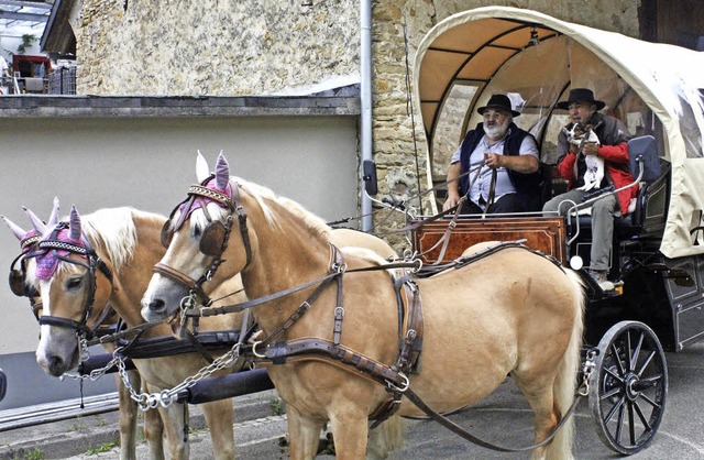 Rainer Brmann und Hermann Stterlin bei der Abfahrt in Muggardt   | Foto: Erik Stahlhacke