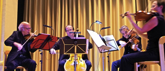 Das Segantini-Quartett begeisterte mit spter Romantik und Moderne.  | Foto: Katharina Bchle