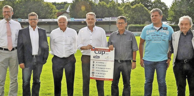 Vorfreude auf den Kaiserstuhlcup in Ba...ied Kaufmann (Ehrenvorsitzender BSC).   | Foto: Ehret