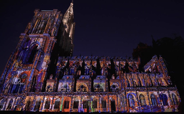 Im Sommer ist das Straßburger Münster oft toll beleuchtet. | Foto: AFP Im Sommer ist das Straßburger Münster oft toll beleuchtet. | Foto: AFP