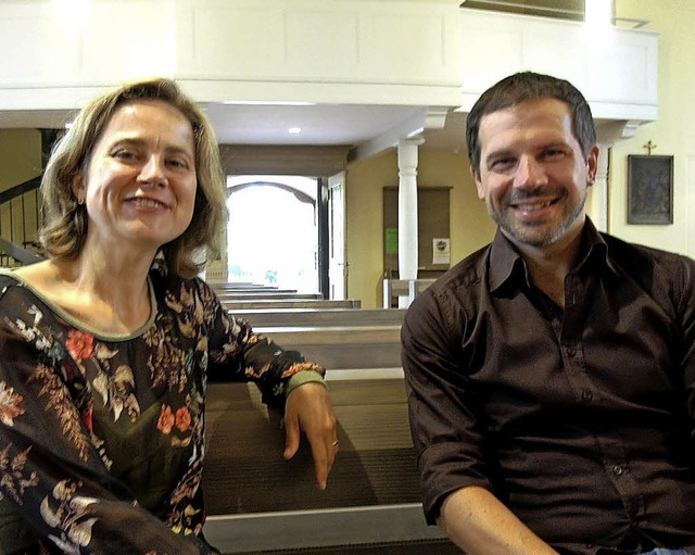 Kerstin und Bertram Hensle laden zum &#8222;Auftanken&#8220; ein.  | Foto: Reiner Merz