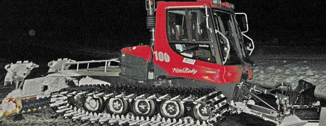 Der Bernauer Pistenbully wird auch im ...e Bernau &#8211; Todtmoos eingesetzt.   | Foto: Ulrike Spiegelhalter