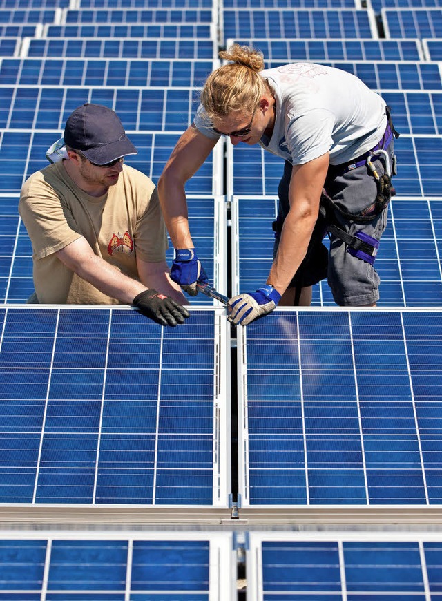 Solarzellen installieren reicht nicht, sie mssen angemeldet sein.   | Foto: dpa