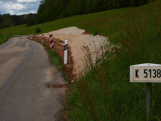 Der Ausbau der K 5138 soll in zwei Abs...n ersten Abschnitt verzgert sich nun.  | Foto: Gerhard Walser