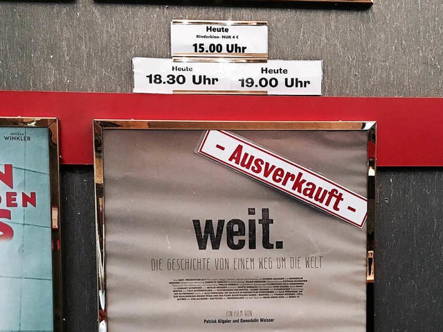 Nicht nur in Karlsruhe waren die Vorfhrungen komplett ausverkauft.  | Foto: Gwen Weisser
