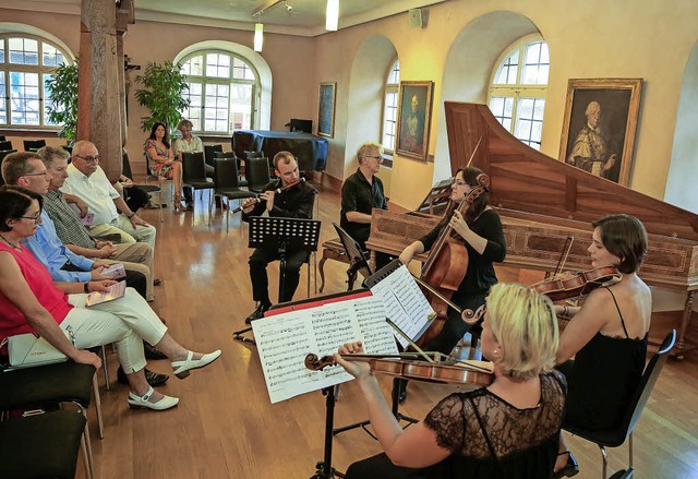 Musik der Avantgarde des 18. Jahrhunde...bourg zum Abschluss des Musiksommers.   | Foto: Sandra Decoux-Kone