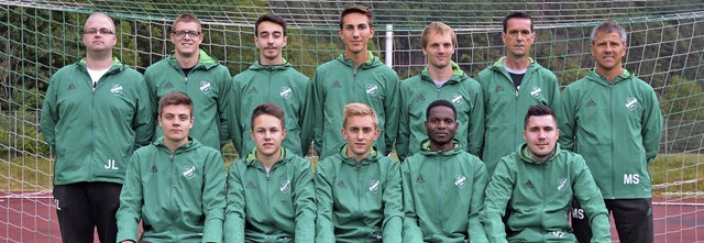 Bereit fr die neue Bezirksligasaison ...lf Senn, Paboy Ceesay und Tim Wiemer   | Foto: fc zell