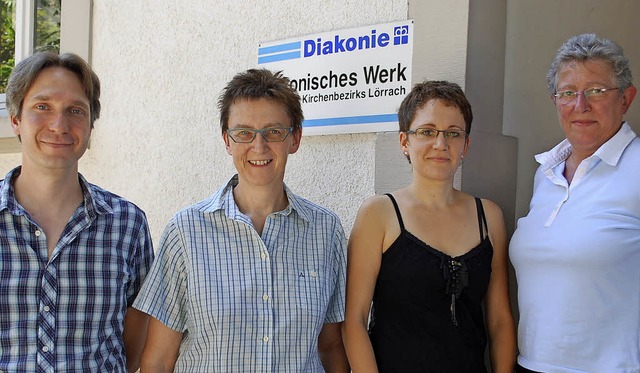 Peter Schneider-Berg, Christina Hopfne...gele, Marita Bonaventura (von links)   | Foto: Mink
