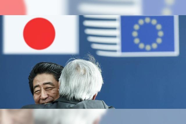 Japan und die EU vereinbaren Grundzge eines Freihandelsabkommens