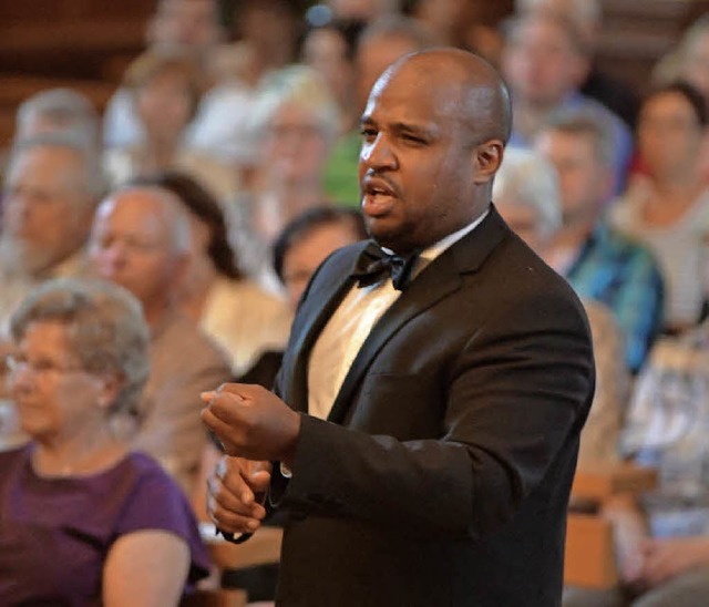 Der Jeremy Winston Chorale gastierte i...er katholischen Kirche zu berzeugen.   | Foto: Scheu