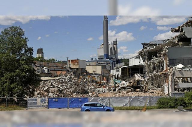 Abrissarbeiten an ehemaliger Papierfabrik dauern rund zwei Jahre