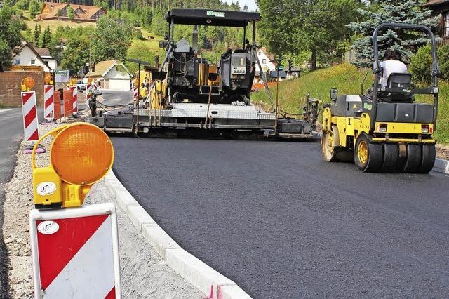 Eisenbachs neue Ortsdurchfahrt wird erkennbar