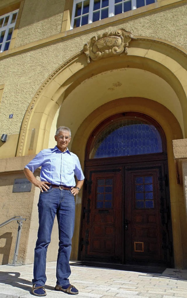 War mit Spa  Rektor, hat viel bewegt,...llen Schularten&#8220;: Armin Brutsche  | Foto: Michael Gottstein