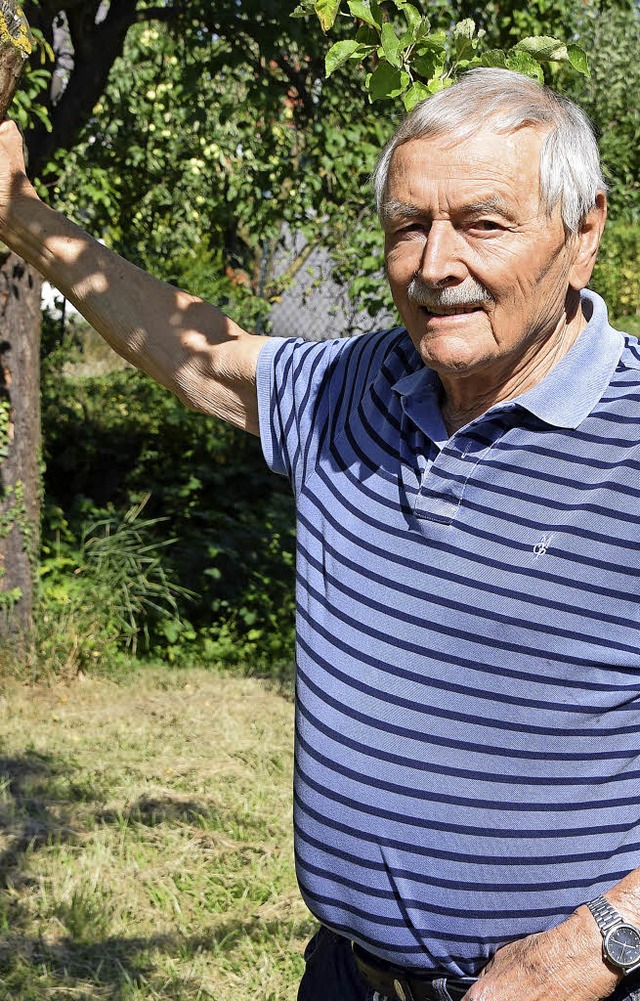 Rudolf Schilling feierte in Breisach b...ter Gesundheit seinen  85. Geburtstag.  | Foto: Voigt