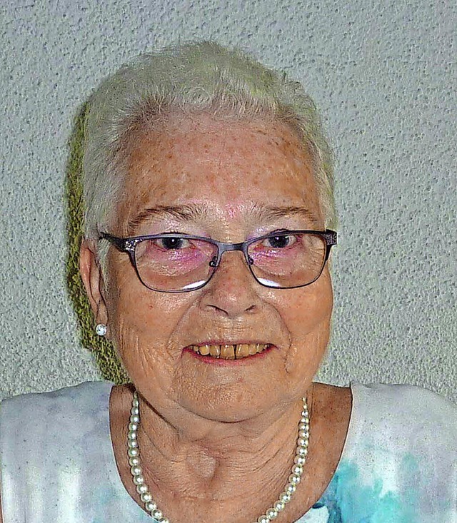 Waltraud Stckel feierte ihren 80. Geburtstag.  | Foto: Karlernst Lauffer