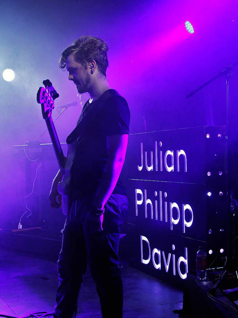 Julian Philipp David im Spiegelzelt auf dem Zeltmusikafestival 2017