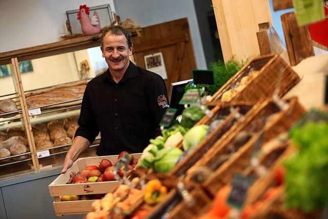 Sein Mut zum Risiko zahlt sich jetzt a... von der Marktscheune in Berghaupten.   | Foto: Christoph Breithaupt/Petra Kistler