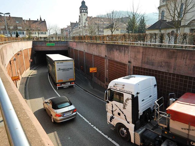 Der Stadttunnel soll im Westen zwische...eetunnel im Osten fhren. (Archivfoto)  | Foto: Rita Eggstein