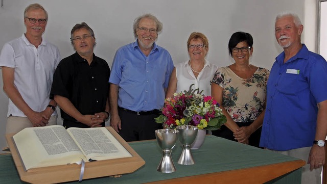 Der Stellvertretende Vorsitzende des ...r die evangelische Zukunft in Herten.   | Foto: Boris Burkhardt