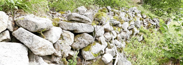 Diese Trockenmauer in Menzenschwand is...Ort auf sich aufmerksam machen knnte.  | Foto: Sebastian Barthmes
