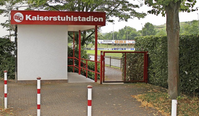 Das Kaiserstuhlstadion des Bahlinger S...ragung grundstzlich mehrheitlich gut.  | Foto: Martin Wendel