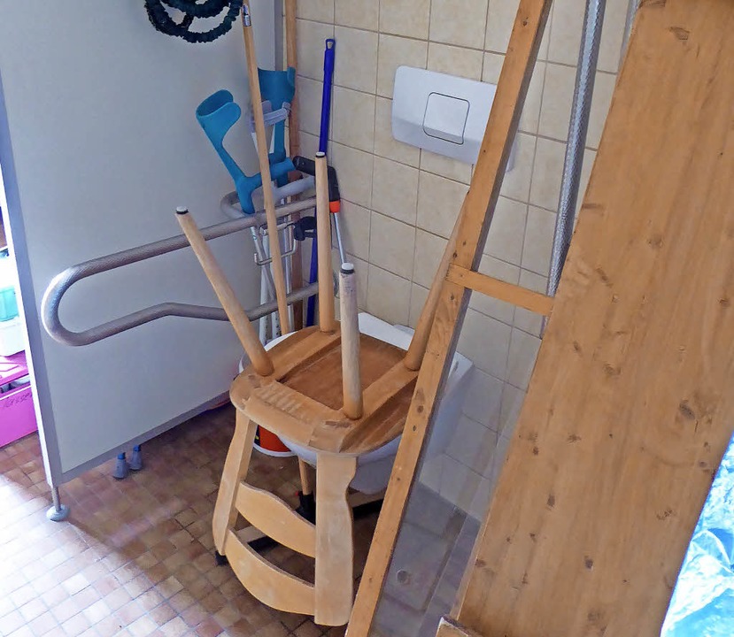 Die Behindertentoilette  | Foto: Peter Stellmach