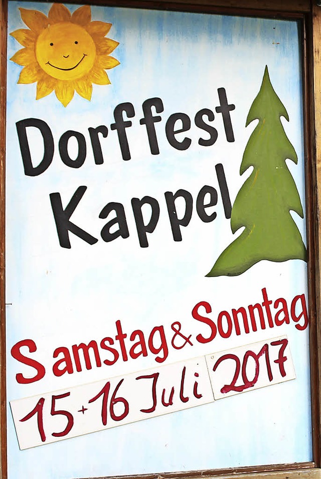 Die Kappler Vereine laden am kommenden Wochenende zu ihrem Dorffest ein.  | Foto: Dennis Wipf