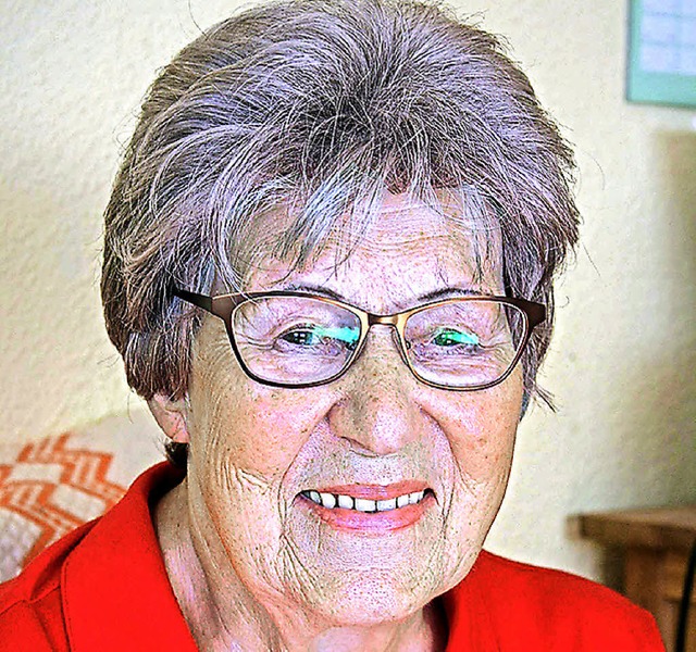 Gertrud Gtz feiert heute 80. Geburtstag.   | Foto: Ralph Lacher