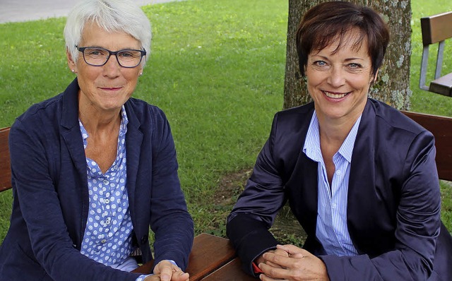 Verena Berg-stringer (links) leitet d... den  Kinder- und Jugendhospizdienst.   | Foto: Reissmann