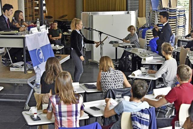 Die Deutsch-Franzsischen Gymnasiasten hatten drei Tage lang das Sagen – in ihrer „Dreisamrepublik“