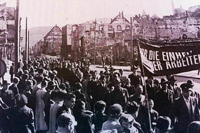 Badischer Gewerkschaftsbund vor 70 Jahren in Freiburg gegrndet