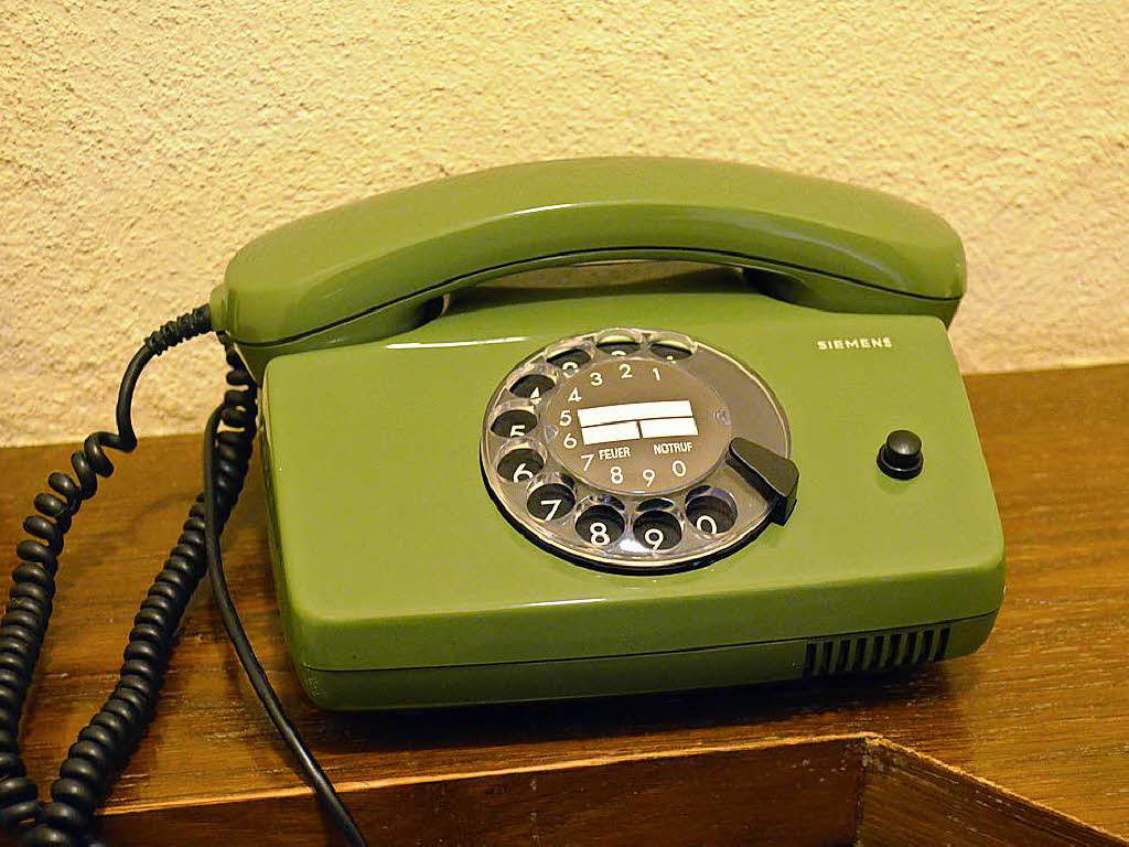 Das alte Telefon fr die Hotelgste