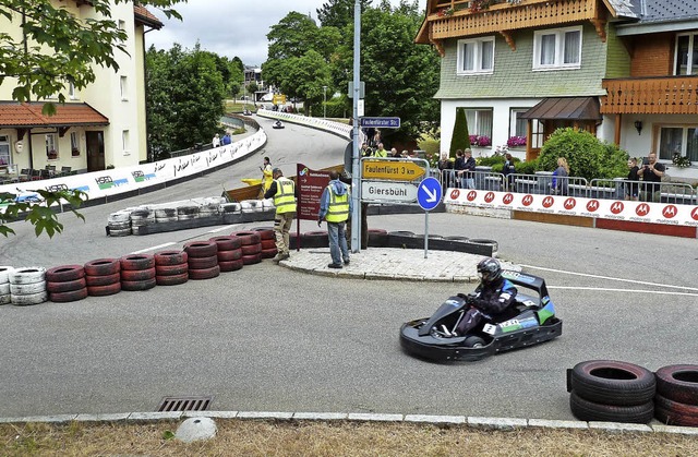 Das  E-Cart-Rennen in Schluchsee war e... besser werden, hie es am Ratstisch.   | Foto: Heidrun Simoneit