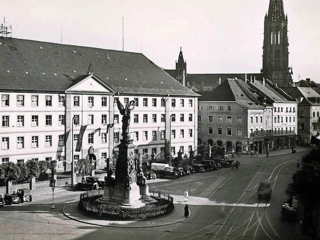 Ansicht von 1935 des Fotografen Rolf K... dem Denkmal im ursprnglichen Zustand  | Foto: Archiv Manfred Gallo