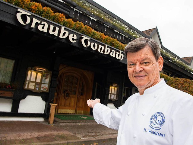 Sternekoch Harald Wohlfahrt klagt jetz... Arbeitgeber, das Hotel Traube Tonbach  | Foto: dpa