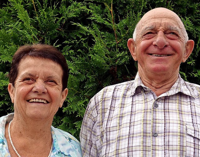 Seit 50 Jahren verheiratet: Luise und Albert Scheer   | Foto: Jrgen Schneider