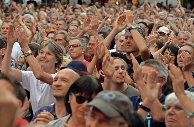 Die Fans kamen voll auf ihre Kosten.   | Foto: Wolfgang Scheu