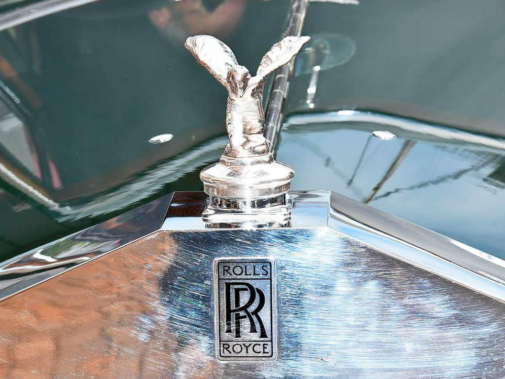 Detail vom Rolly-Oyce Silver Wraith Limousine aus dem Jahr 1948