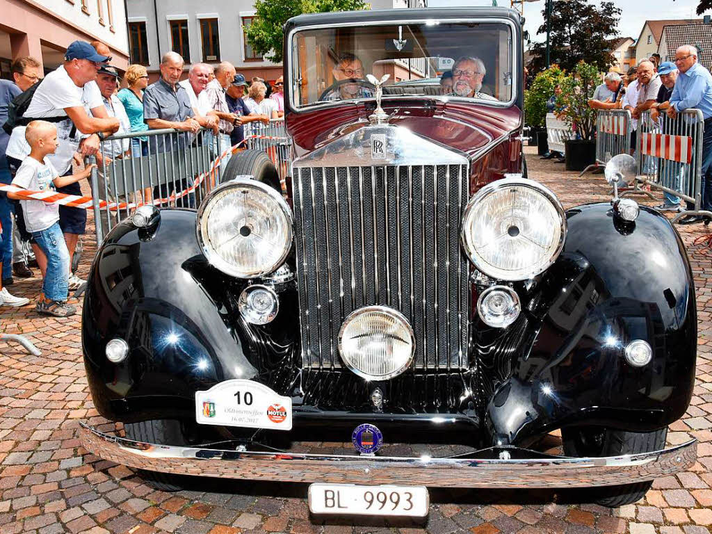 Ein Luxusauto: Der Rolly-Oyce 25/30 aus dem Jahr 1936, den Peter Winet vorstellte.