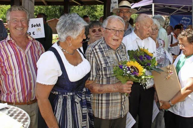 Gartenfreunde Wehr feiern vier Jubilen